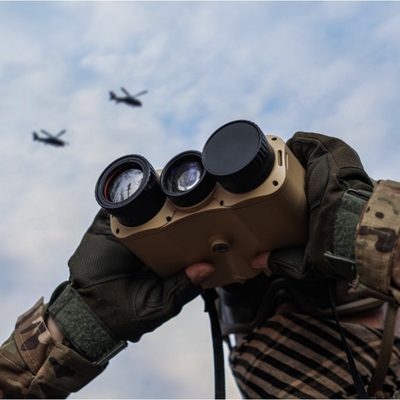 Les jumelles infrarouges de formation d'images thermiques de surveillance de sécurité protègent l'ODM contre les intempéries
